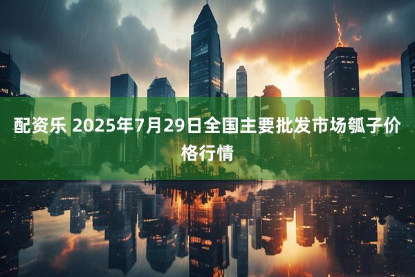 配资乐 2025年7月29日全国主要批发市场瓠子价格行情